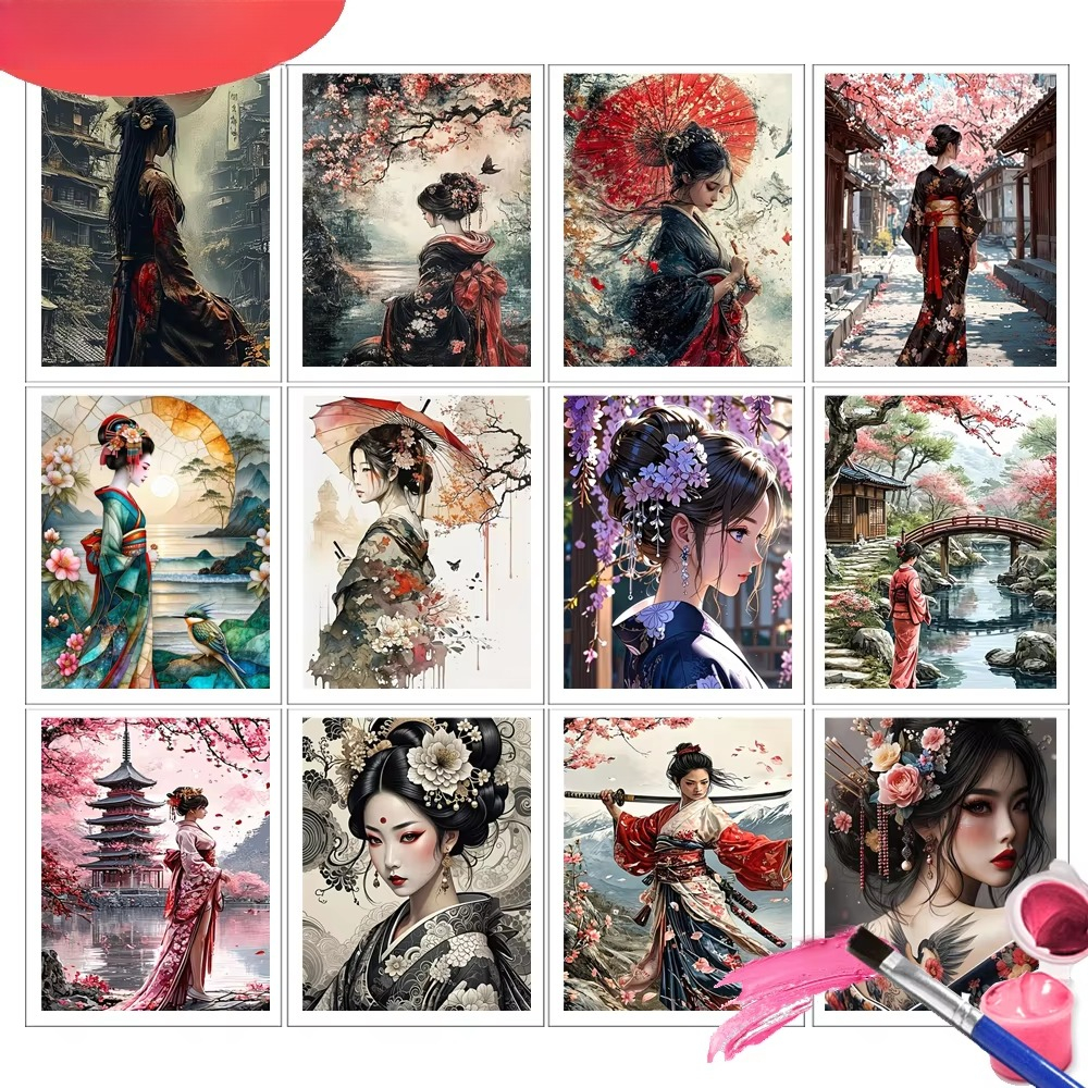 Paiting By Number Kits Woman P - Japanese Women Lifestyle incelemesi ve fiyatı