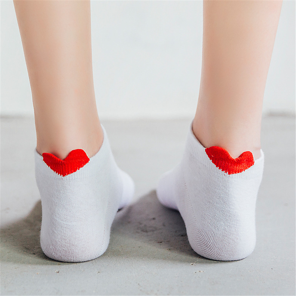Cute Girls' 3D Heart Heel Sock - Japanese Women Lifestyle incelemesi ve fiyatı
