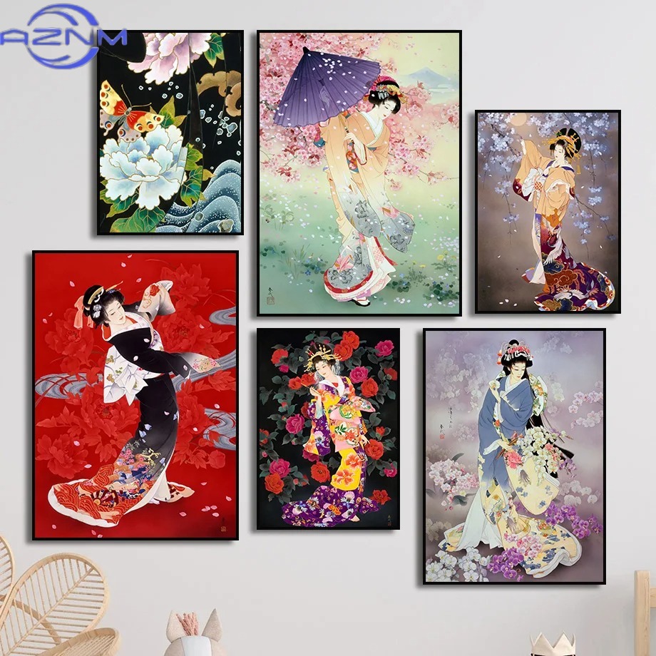 AZNM Retro Japanese Geisha Wom - Japanese Women Lifestyle incelemesi ve fiyatı