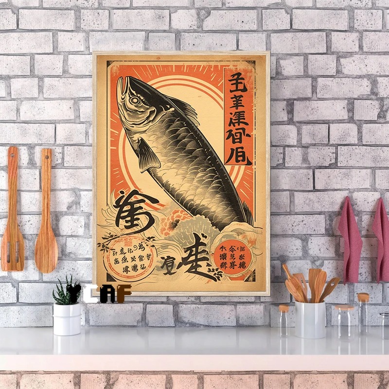 Vintage Japanese Food Poster C - Japanese Lifestyle And Food incelemesi ve fiyatı