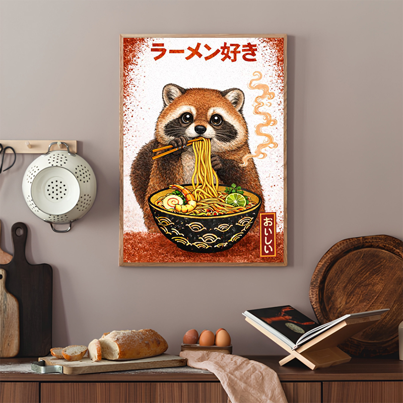 Funny Japanese Food Posters Cu - Japanese Lifestyle And Food incelemesi ve fiyatı