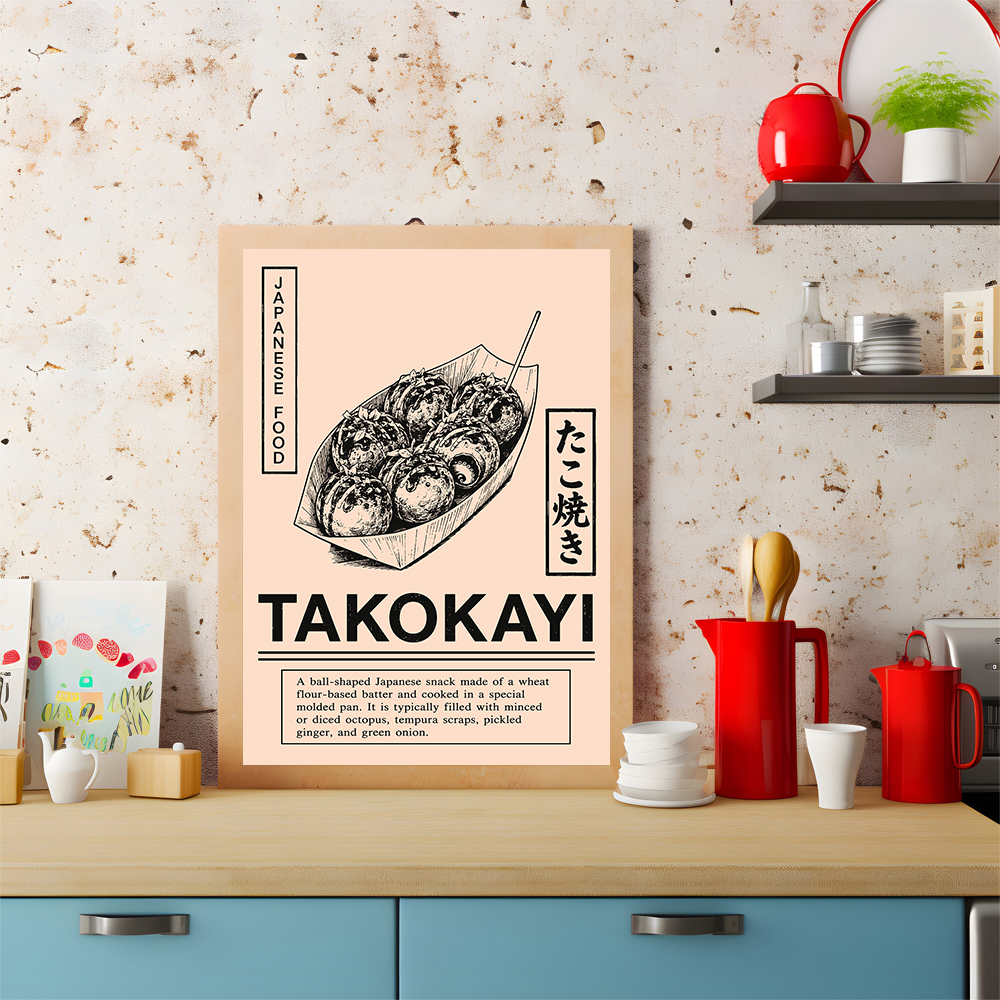 Japanese Street Food Poster Vi - Japanese Lifestyle And Food incelemesi ve fiyatı
