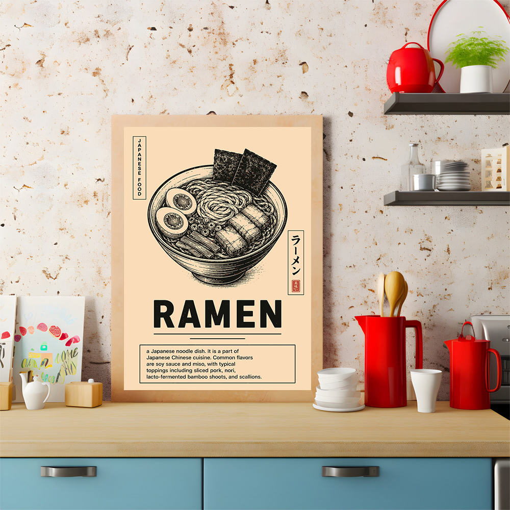 Japanese Street Food Poster Vi - Japanese Lifestyle And Food incelemesi ve fiyatı
