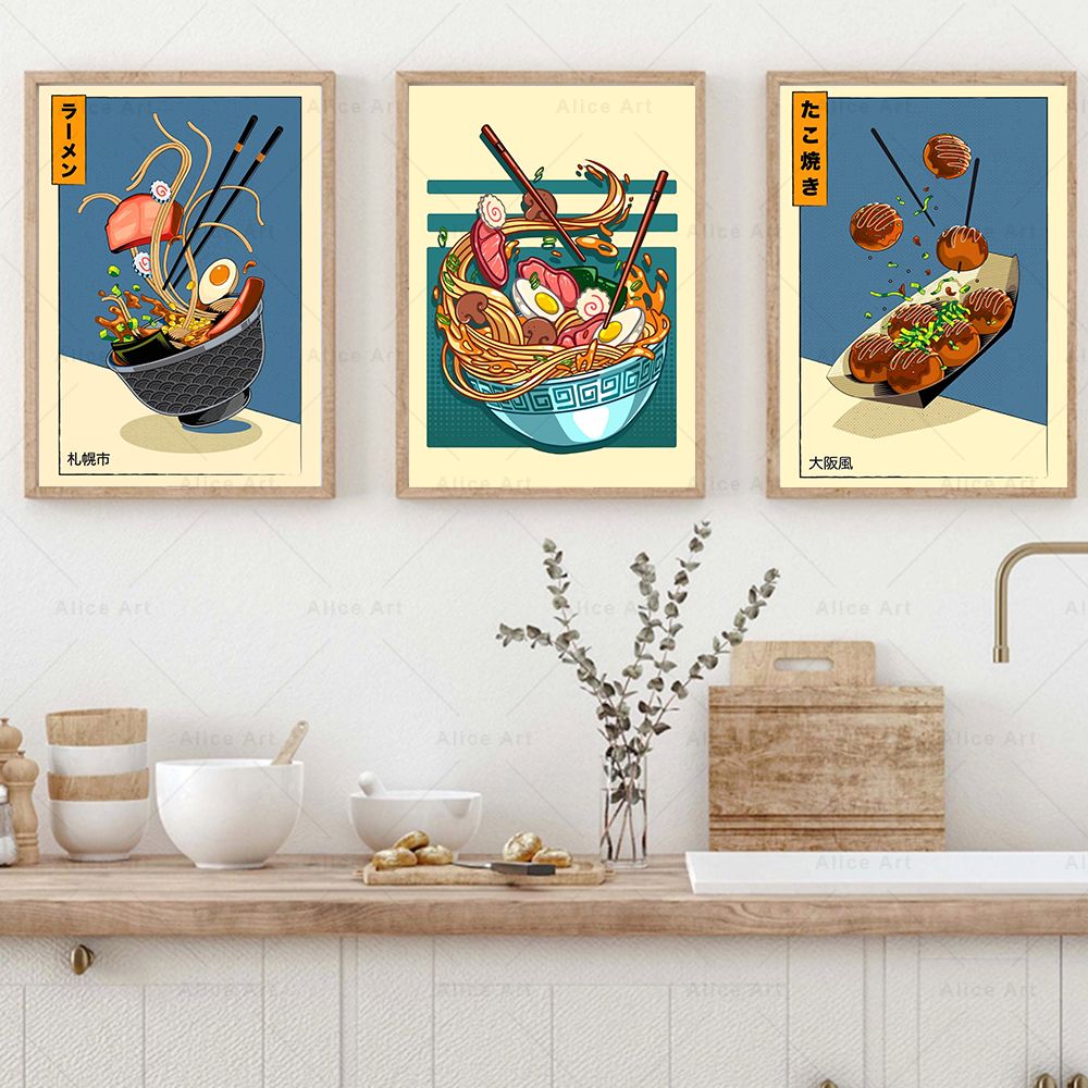 Japanese Style Poster Kitchen  - Japanese Lifestyle And Food incelemesi ve fiyatı